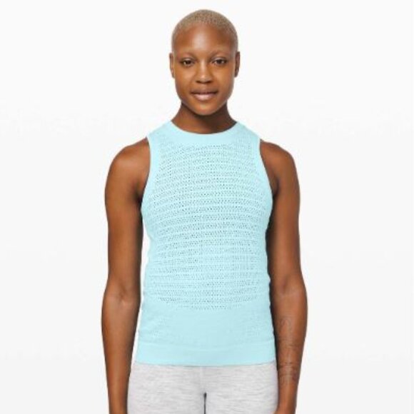 Lululemon Breeze By Muscle Tank II *Squad Sea Frost - Picture 1 of 7
